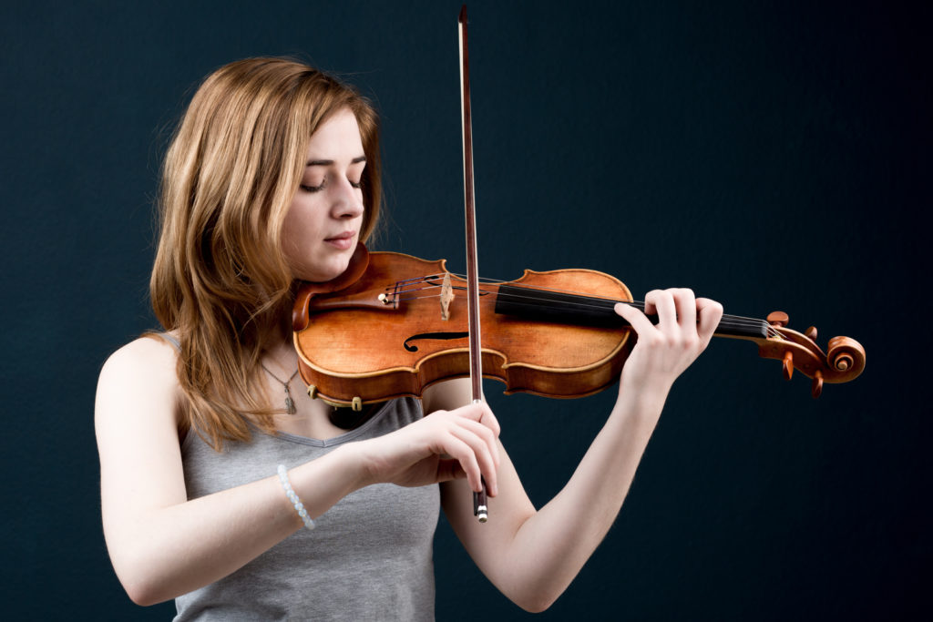 Violoniste par photographe Lille