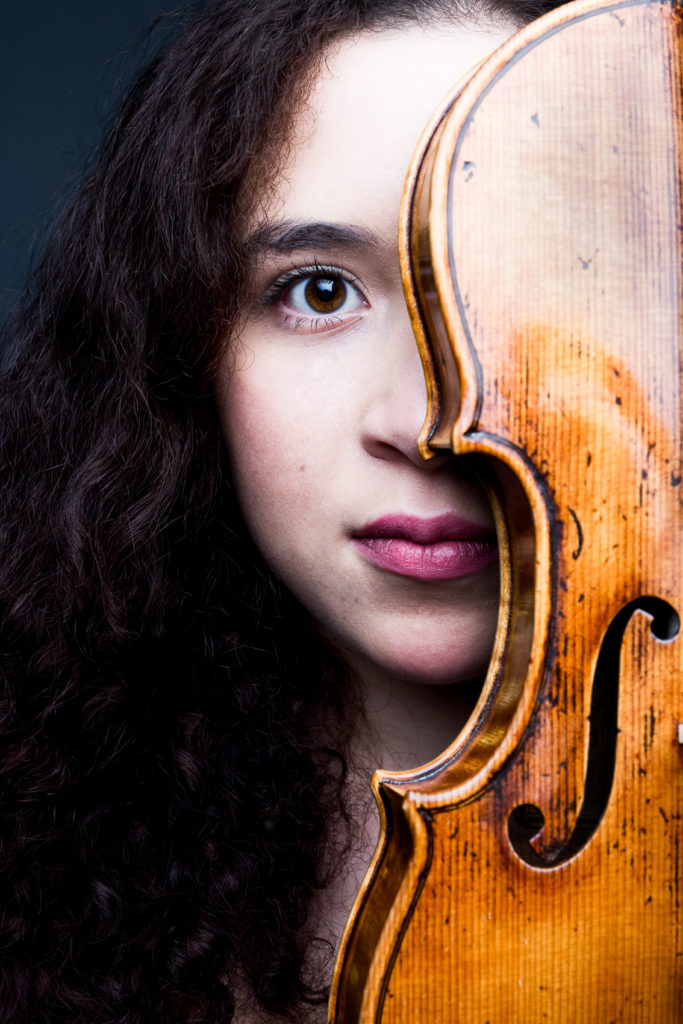 Portrait violoniste close-up