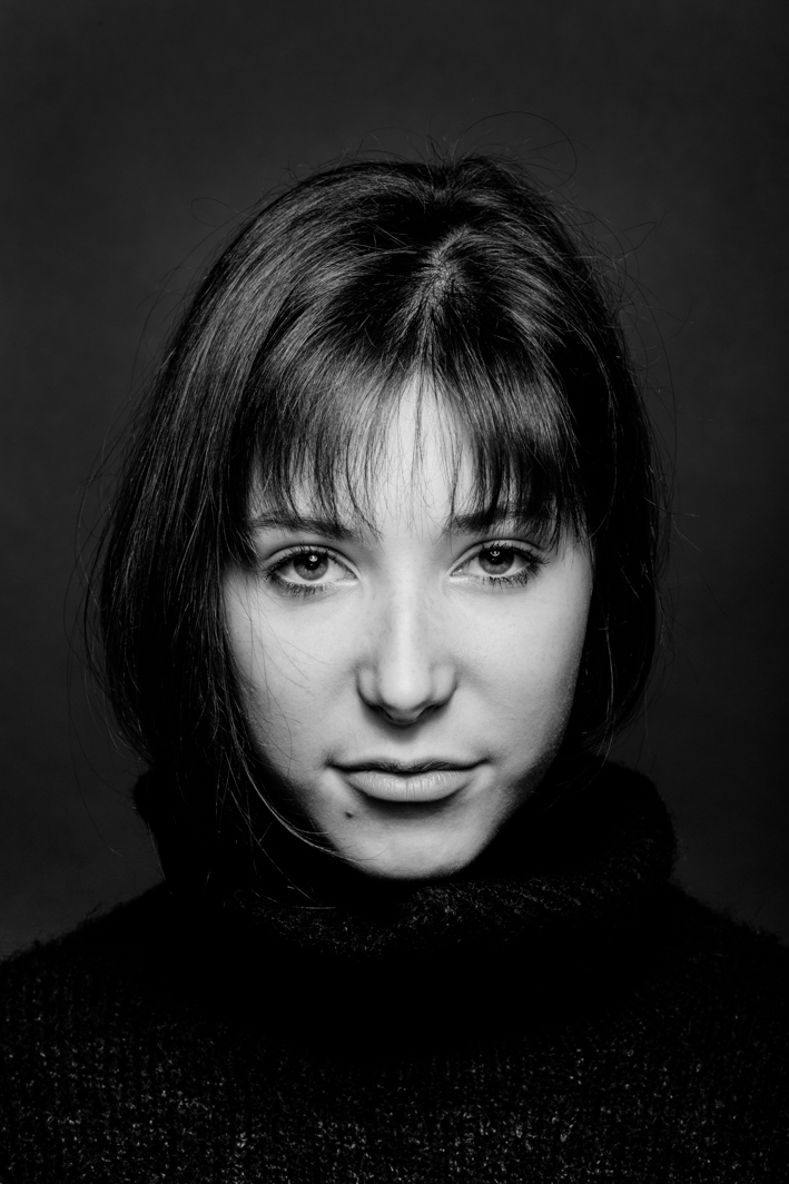 portrait-photo-noir-et-blanc Portrait visage féminin en noir et blanc